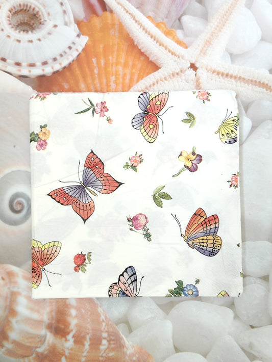Butterfly Decoupage Tissue Paper D02