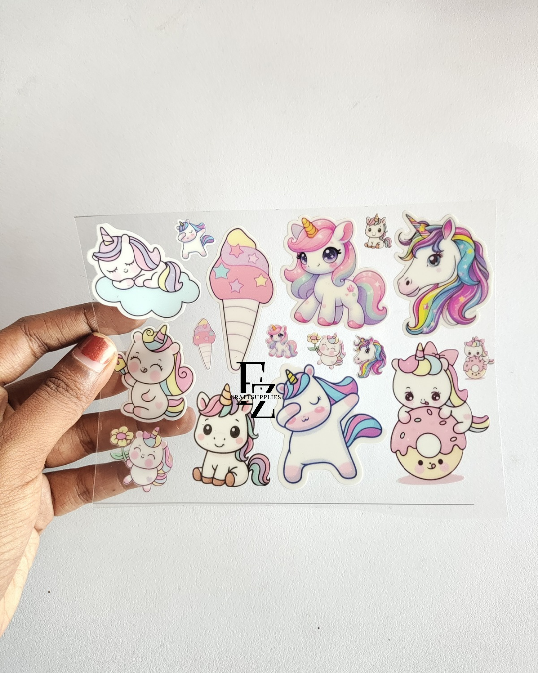 UV DTF Stickers Unicorn - D63