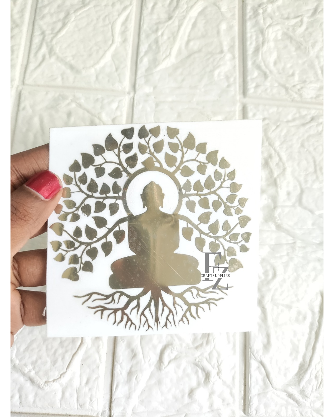 Buddha Metal Sticker