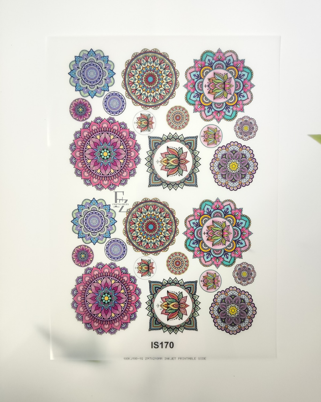 Mandala Color Insert Sheet A4 - D43