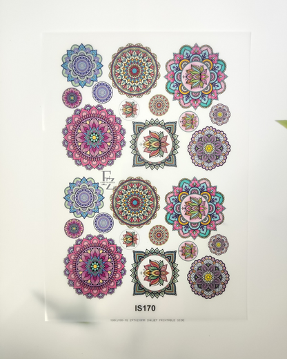 Mandala Color Insert Sheet A4 - D43