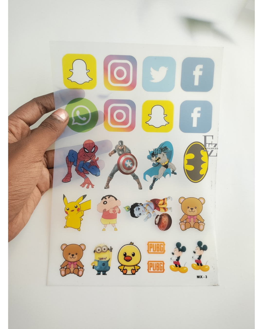 Cartoon Insert Sheet A5 - D54