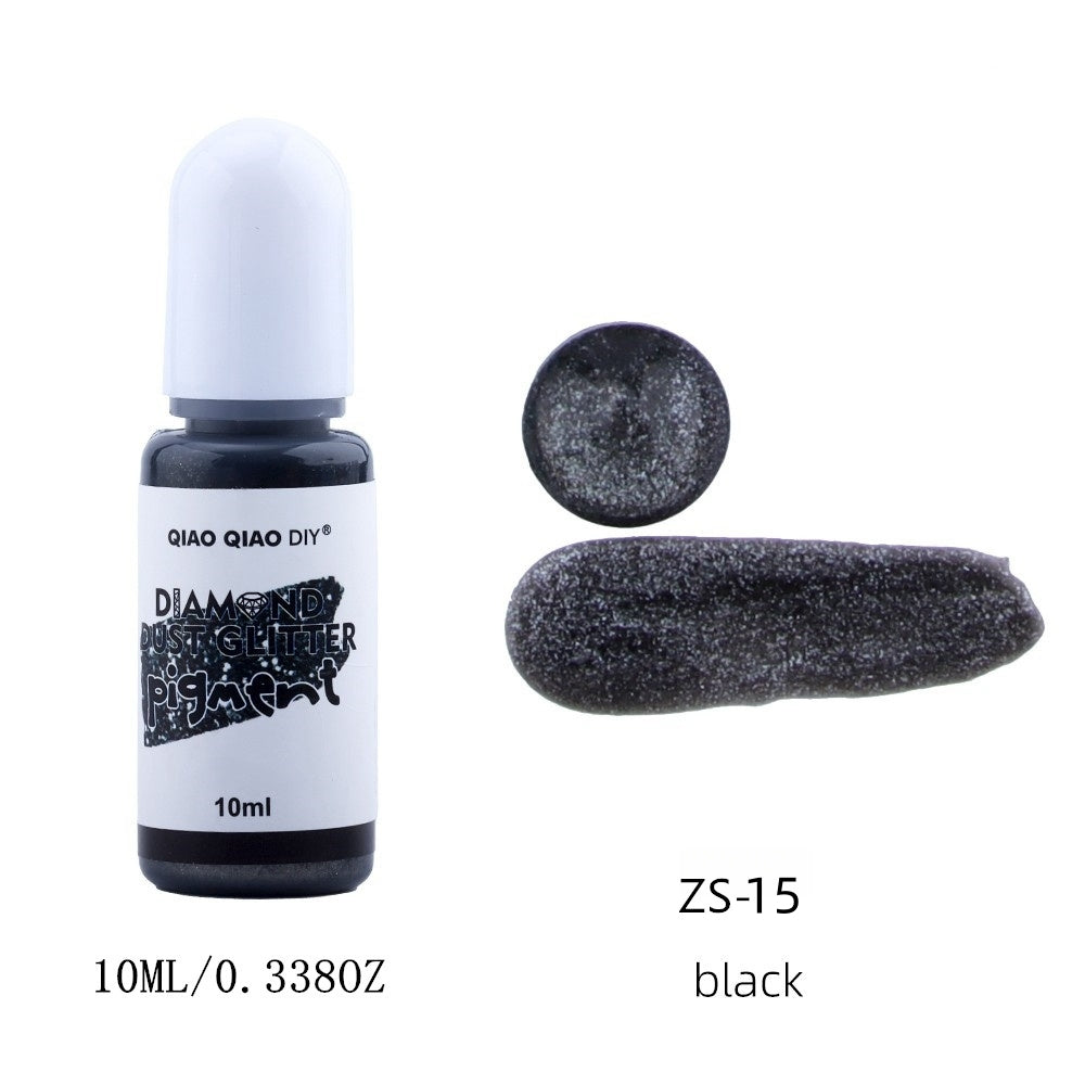 Diamond dust glitter pigment - Black