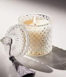 Diamond Candle Glass Jar -  Big