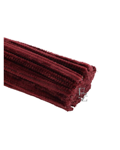 Pipe Cleaner Maroon(A) - 1 Pack (100 pcs)