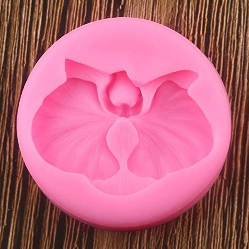 Elegant Orchid Candle Mould