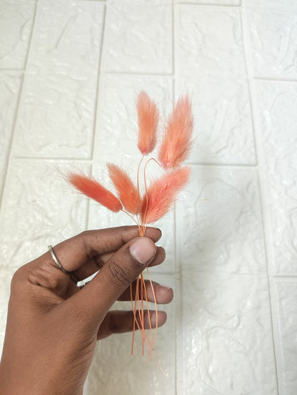 Bunny Tails Orange - 5 Pieces
