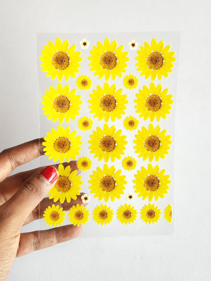 Yellow Daisy UV DTF Sticker - D20