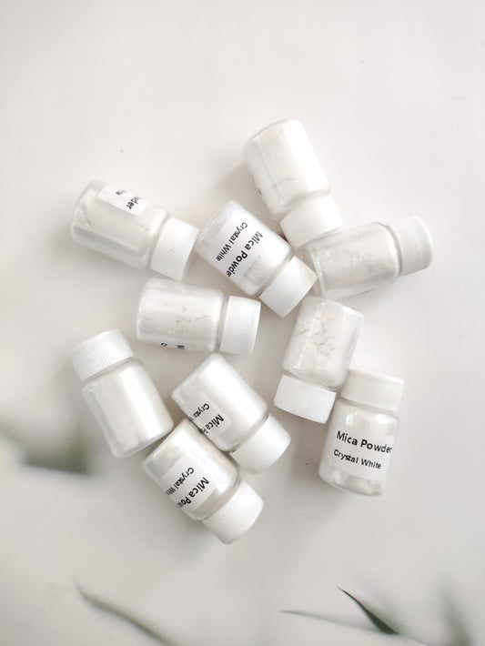 Mica Powder 10g - Crystal White
