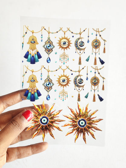 Evil Eye UV DTF Stickers - D89