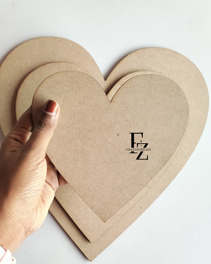 Heart MDF Base - 1 Piece