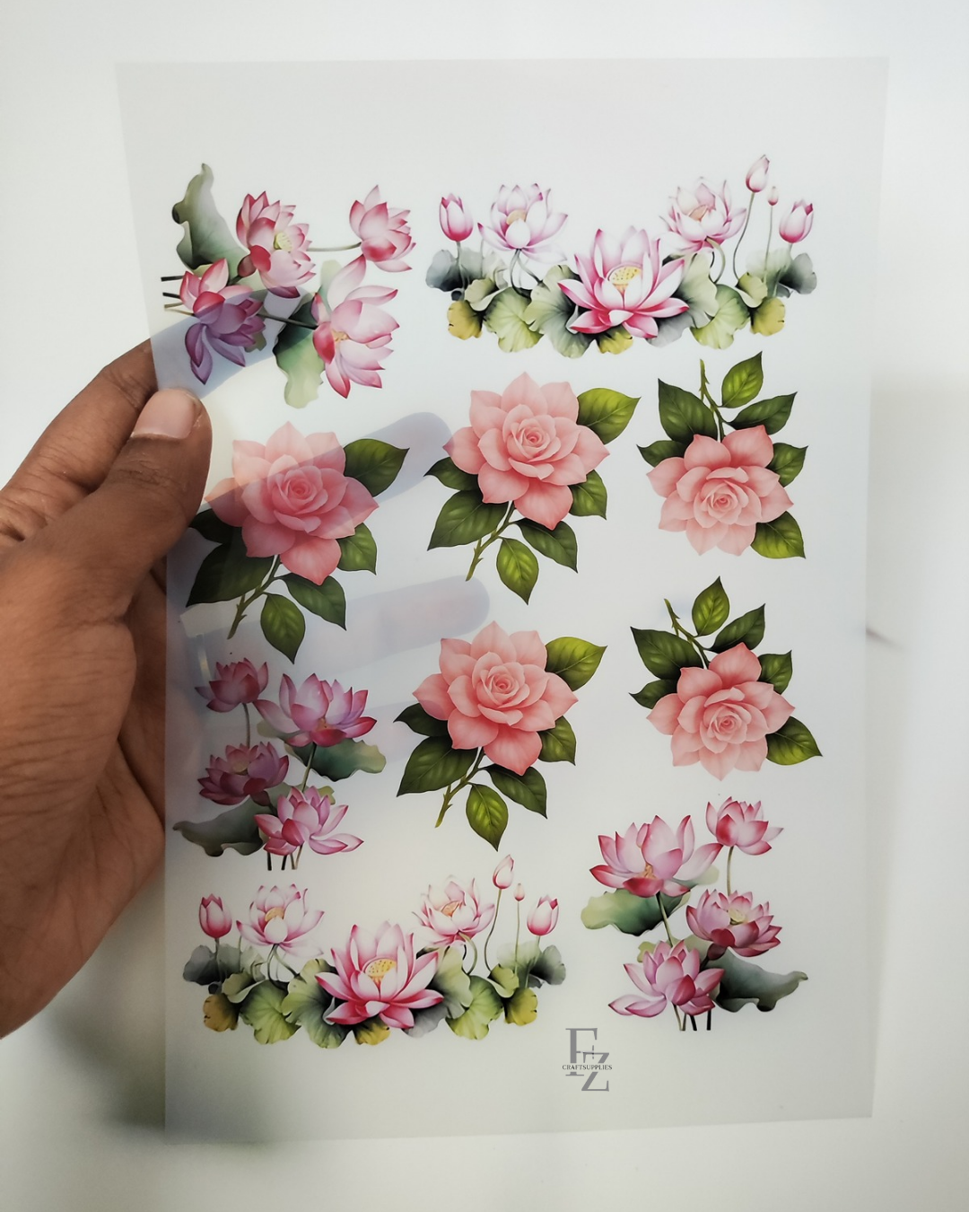 Floral Insert Sheet A5 - D49