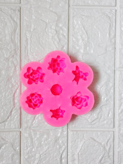 7 Cavity Succulent Candle Mould