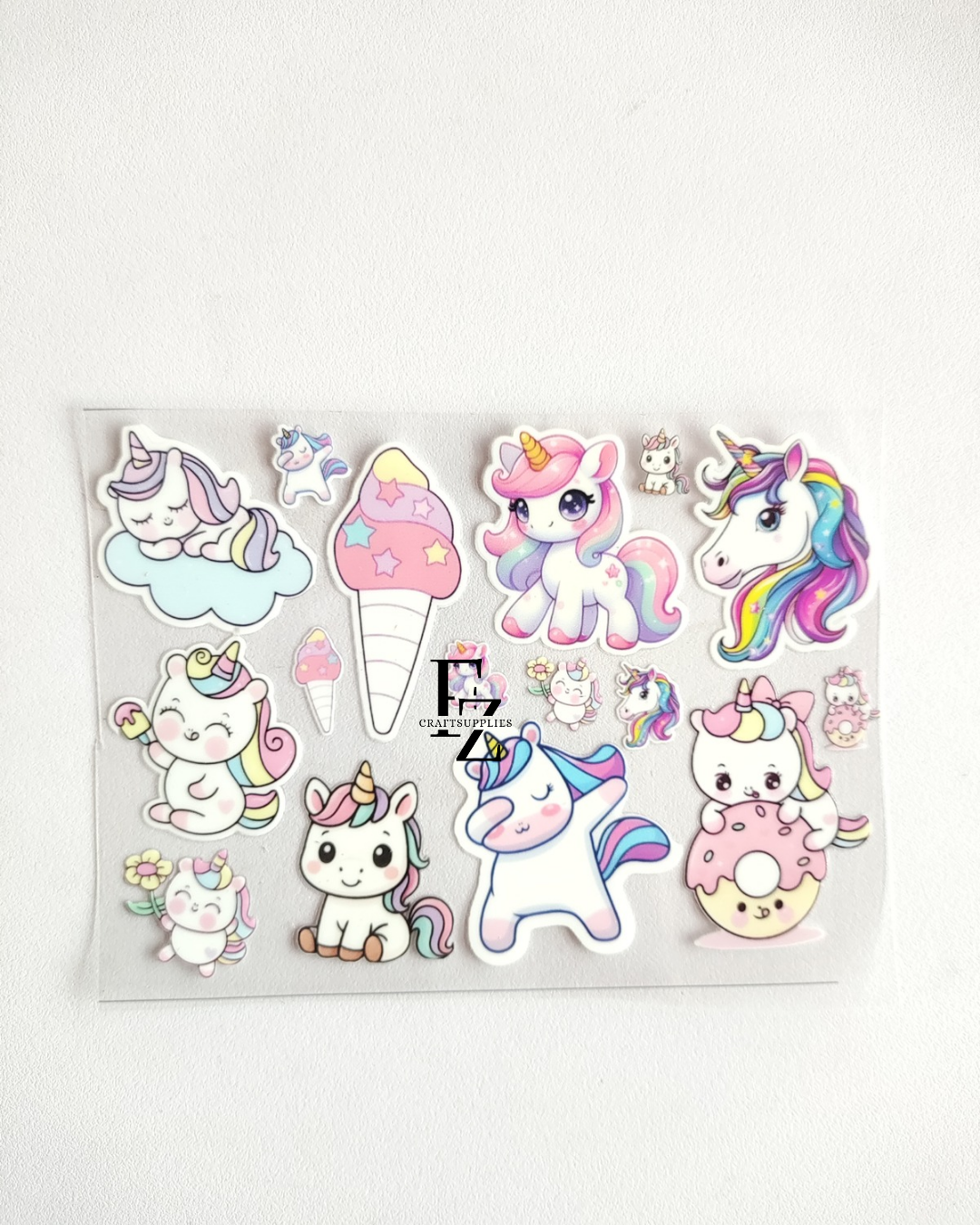 UV DTF Stickers Unicorn - D63