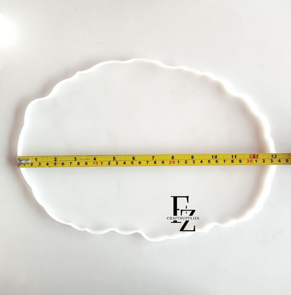 Oval Agate Tray And Frame Mould 13*9 Inches