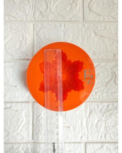 Snow Flake Christmas Candle Mould