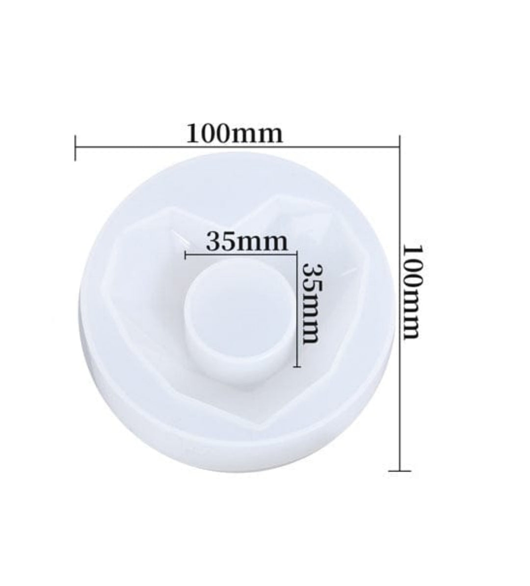 Heart T light holder Mould