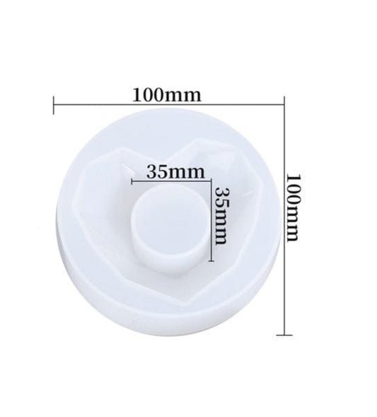 Heart T light holder Mould