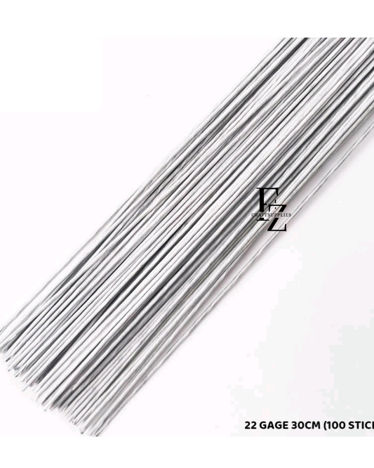Craft Wire 22 Gauge 12 Inches - 100 sticks