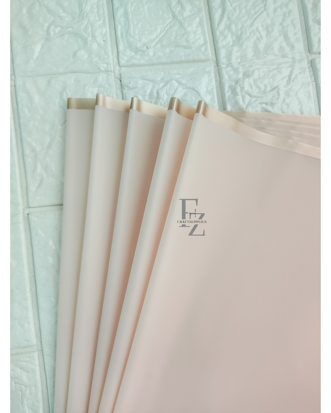 Light Pink Bouquet Wrapping Sheet - 5 Sheets
