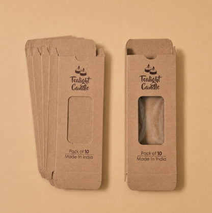 Tea light Candle Packing Box - Pack of 10