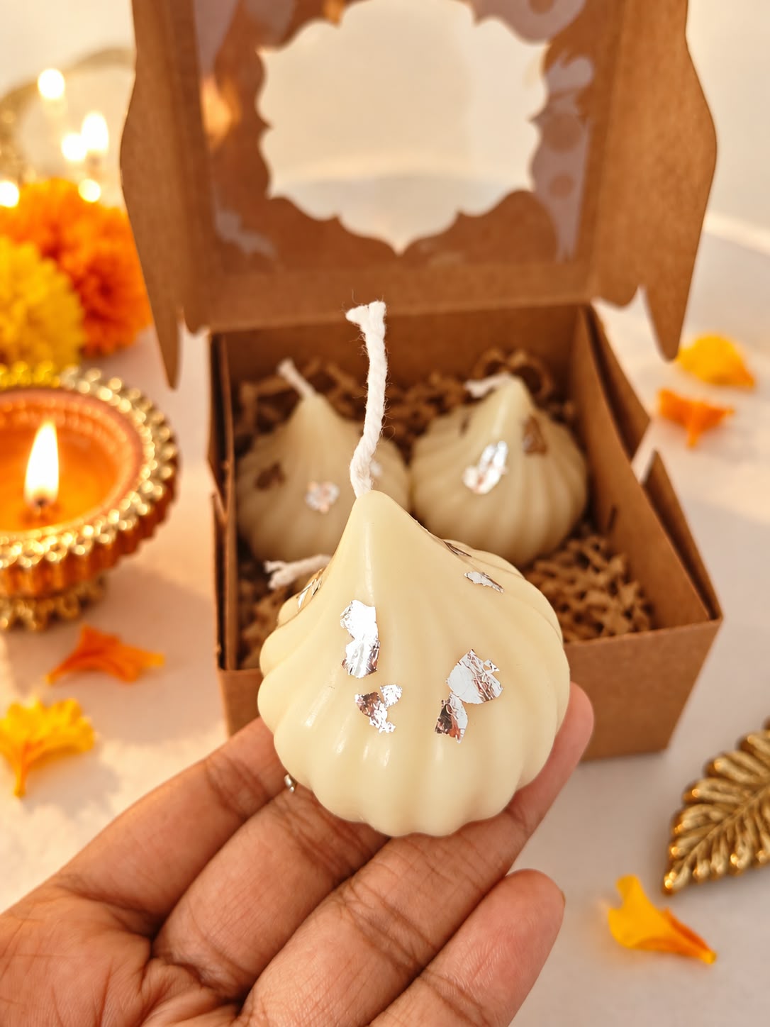 Modak Candles – Set of 4