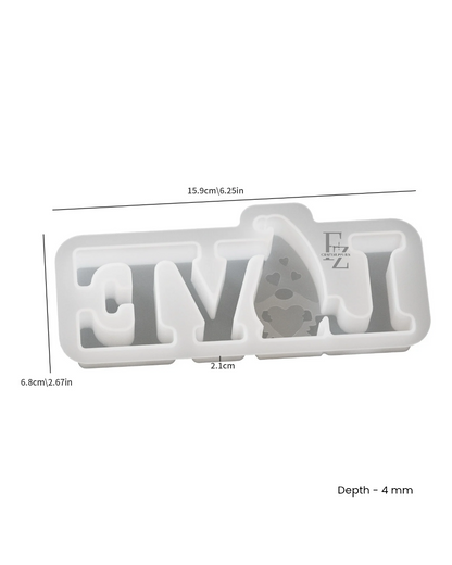 Love Candle Mould