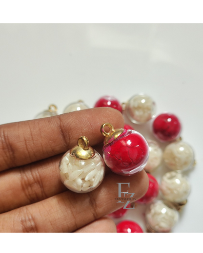 Roli Chawal Round Glass Balls