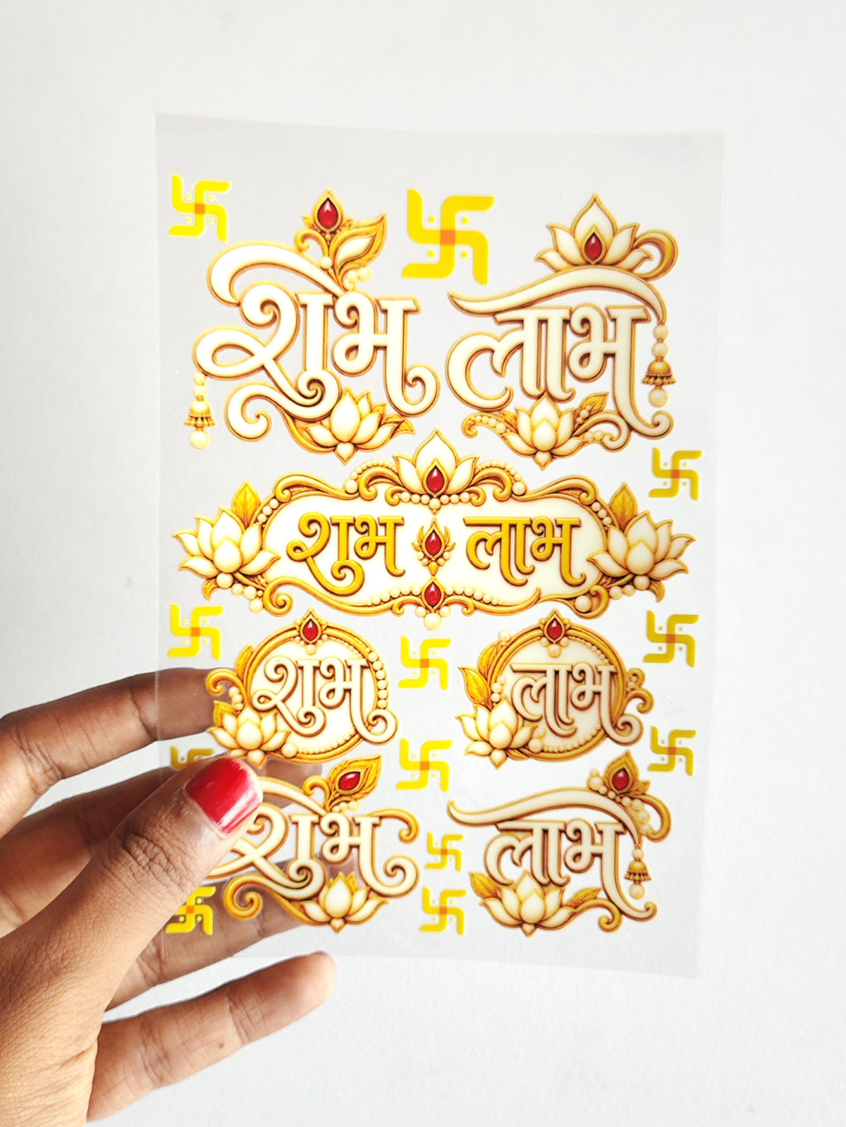 Subh Ladh UV DTF Stickers - D80