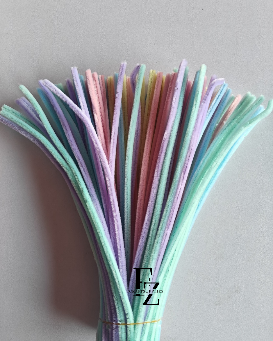 Pipe Cleaner 8MM - Pastel Multi color