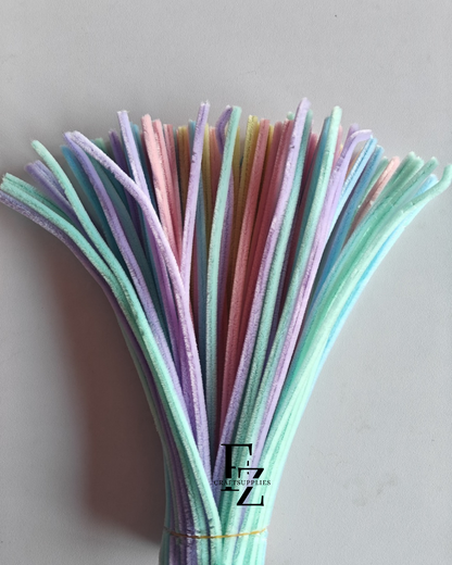 Pipe Cleaner 8MM - Pastel Multi color