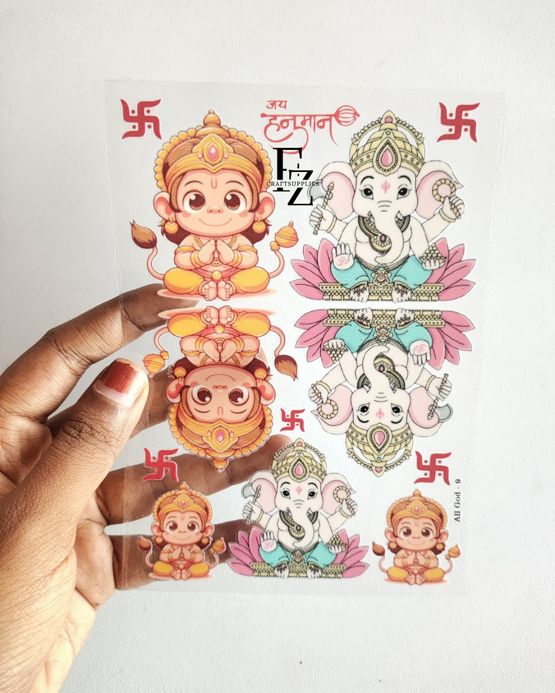 UV DTF Stickers God - D65