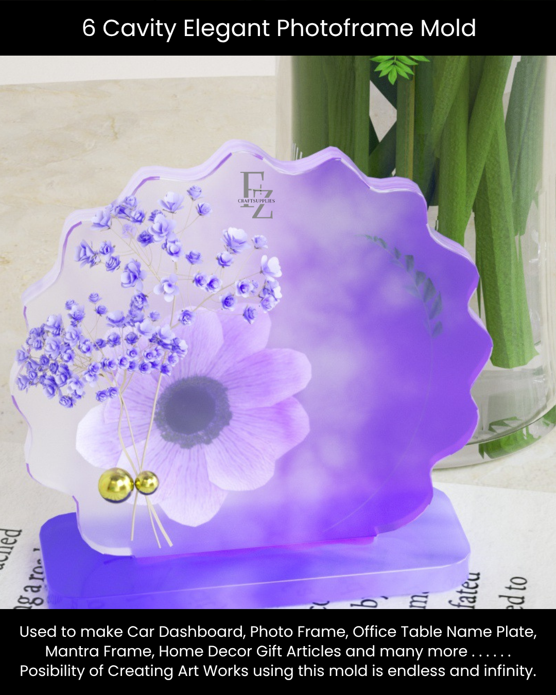 Elegant Photo Frame/ Dashboard Mould