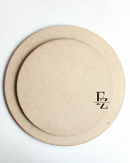 Round Mdf Base without hole - 1 Piece