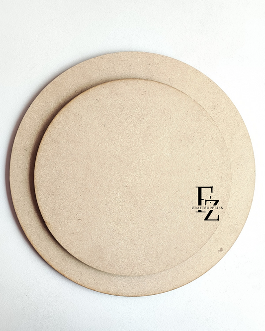 Round Mdf Base without hole - 1 Piece