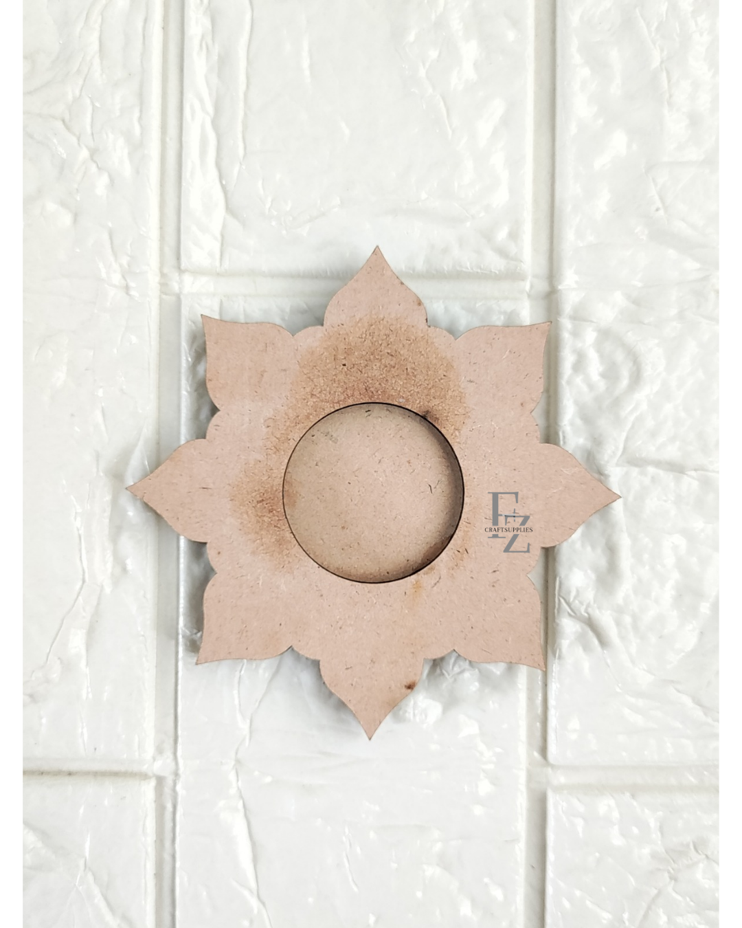 Flower Mdf Tea Light Holder