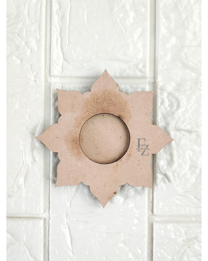 Flower Mdf Tea Light Holder