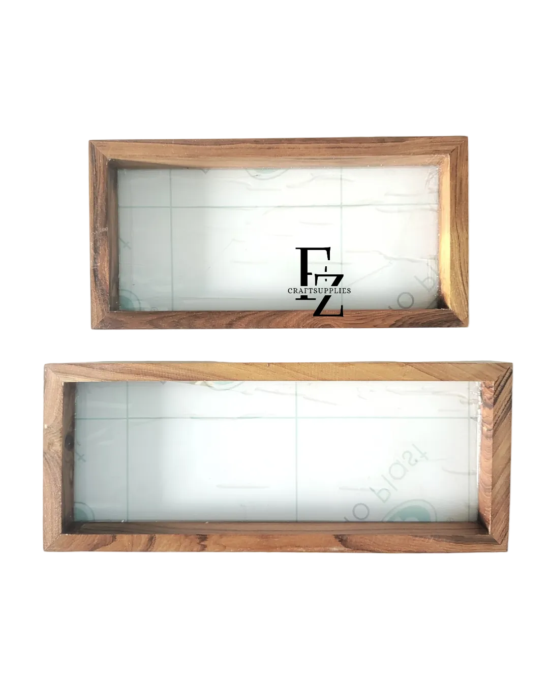 Teakwood Rectangle Floating Frame
