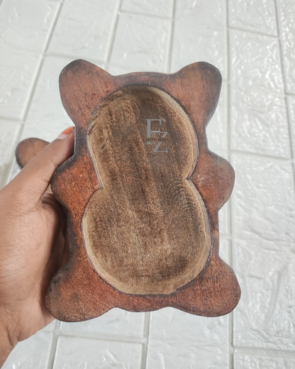 Teddy Wooden Bowl for Candle