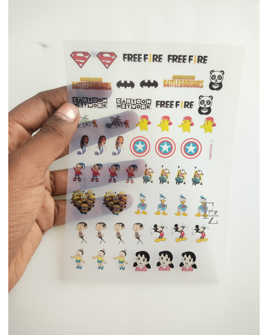 Cartoon Insert Sheet A6 - D61