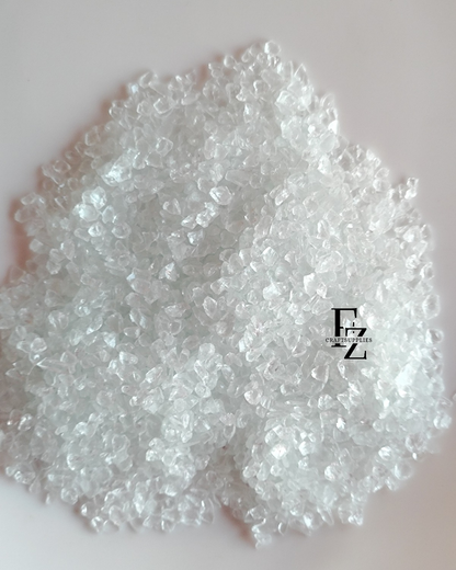 Transparent Glass Stones 3 - 5mm - 200g