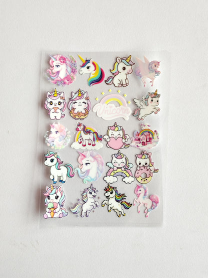 Unicorn UV DTF Stickers - D72