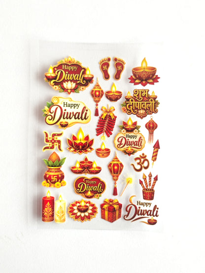 Diwali UV DTF Stickers - D81