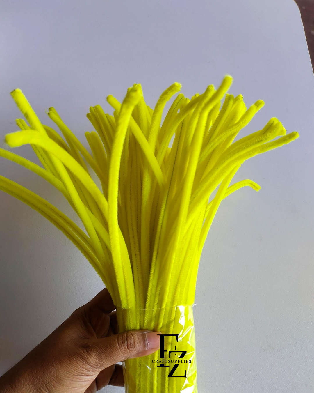 Pipe Cleaner 8MM - Fluorescent Yello