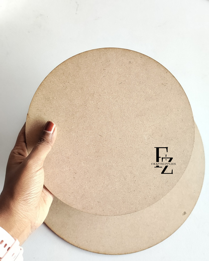 Round Mdf Base without hole - 1 Piece