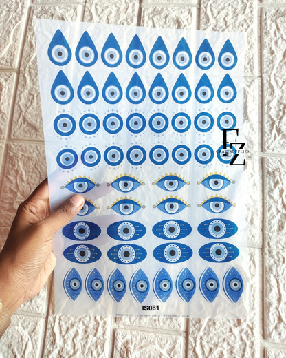Evil Eye Insert Sheet - A4