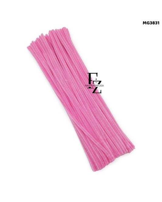 Pipe cleaners Pink - 100 pcs