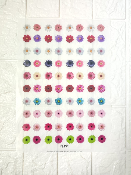 Floral Insert Sheet A4 - D36