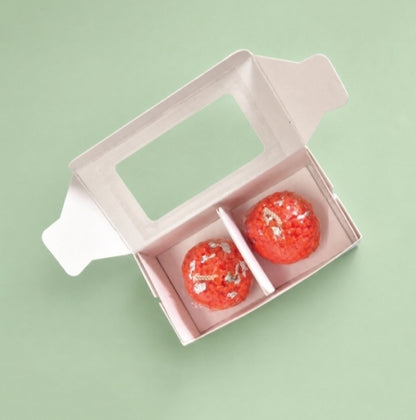 2 Cavity Laddu, Modak & Small Bubble Candle Packing Box - Pack of 10