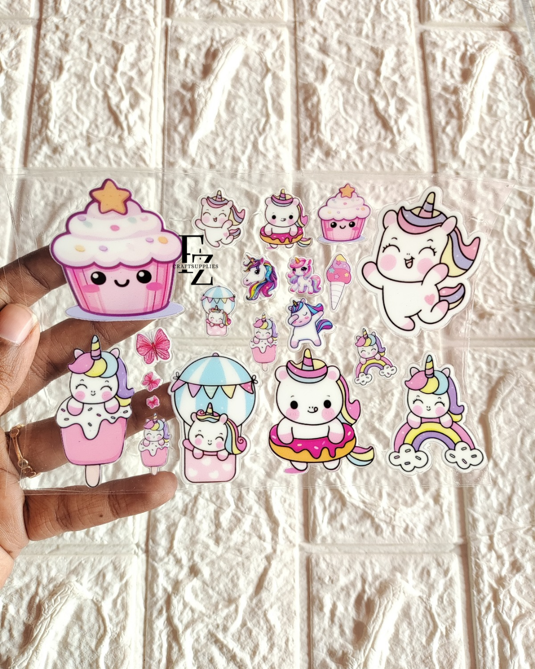 Unicorn UV DTF Stickers - D54